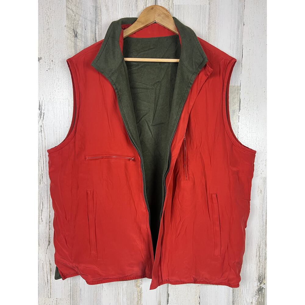 Saks Fifth Avenue Reversible Cashmere Zipper Vest • Mens XXL - Picture 3 of 10